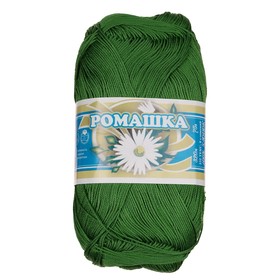 

Нитки вязальные "Ромашка" 320м/75гр 100% мерсеризованный хлопок цвет 3910