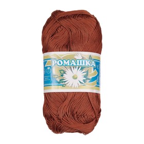 

Нитки вязальные "Ромашка" 320м/75гр 100% мерсеризованный хлопок цвет 5810