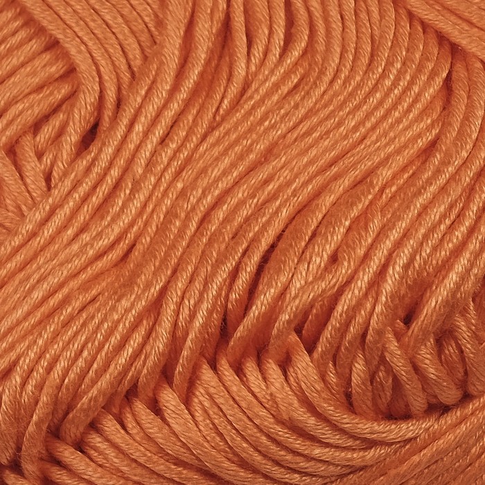 Нитки вязальные "Цвета моды" 190м/75гр 100% мерсеризованный хлопок цвет 0706 (осенний клён)