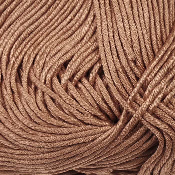 Нитки вязальные "Цвета моды" 190м/75гр 100% мерсеризов. хлопок (5804 фундук)