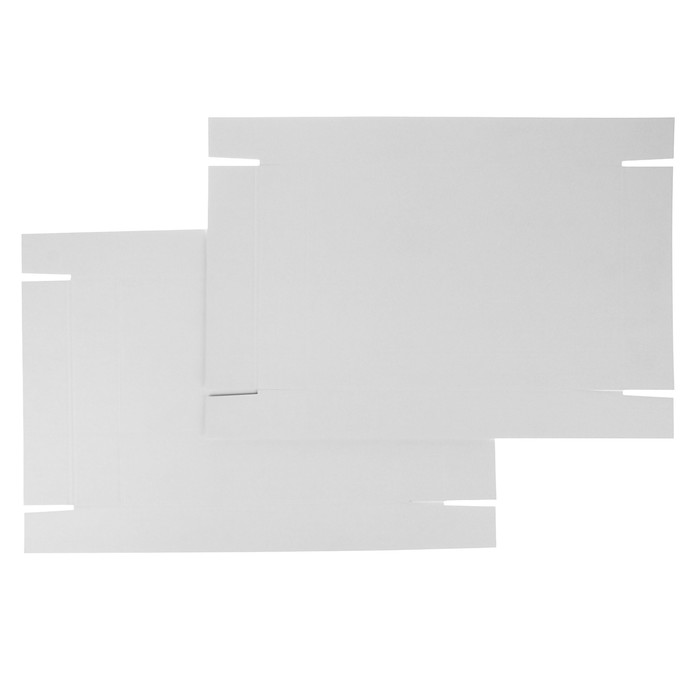 Коробка сборная, белая, 37 х 32 х 7 см