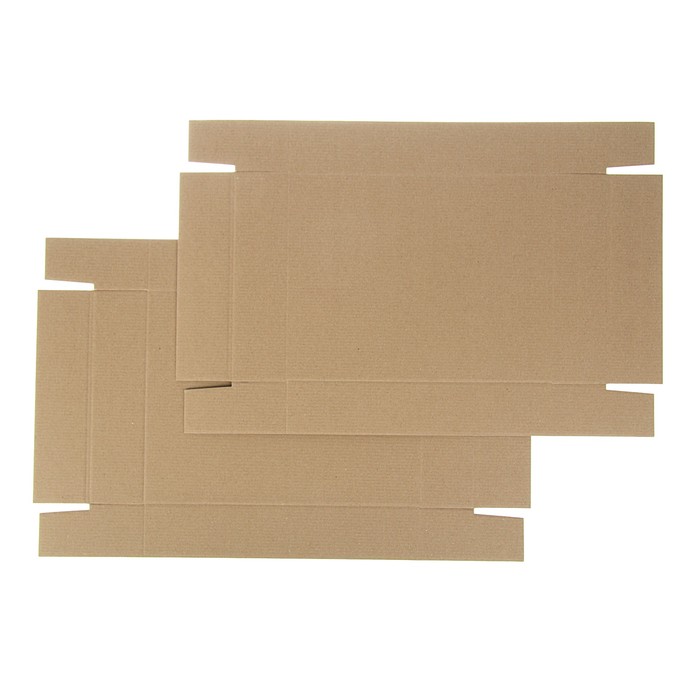 Коробка сборная, бурая, 29 х 24 х 6 см