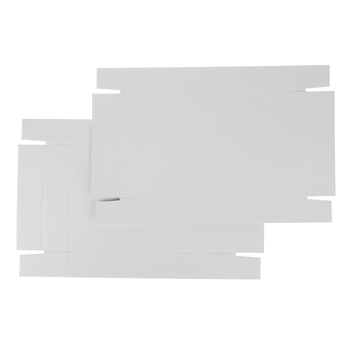 Коробка сборная, белая, 29 х 24 х 6 см