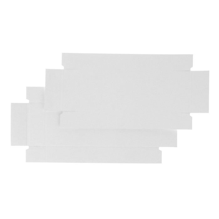 Коробка сборная, белая, 24 х 11,5 х 4,5 см