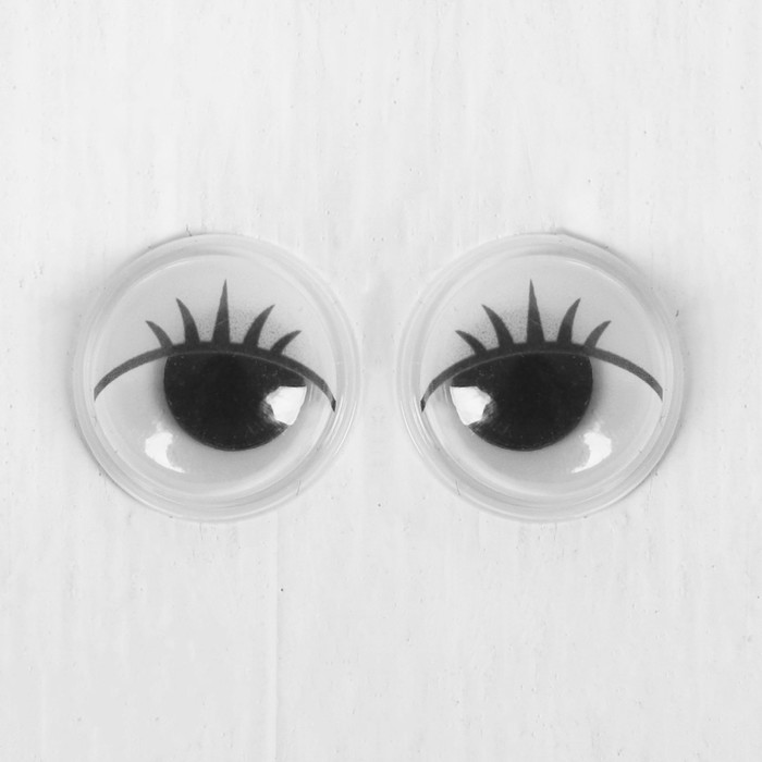 Глазки на клеевой основе, набор 1000 шт, размер 1 шт 0,8 см