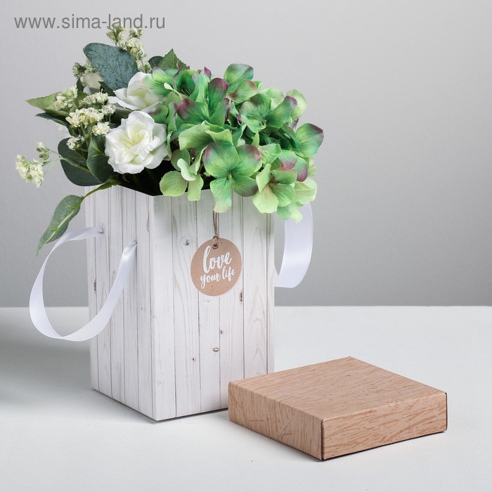 Коробка подарочная складная «Доски», 10 х 18 см коробка складная счастье 10 × 18 см