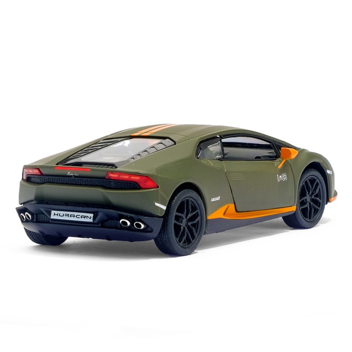 Машина металлическая Lamborghini Huracán LP610-4 Avio matte, масштаб 1:36, открываются двери, инерция, МИКС