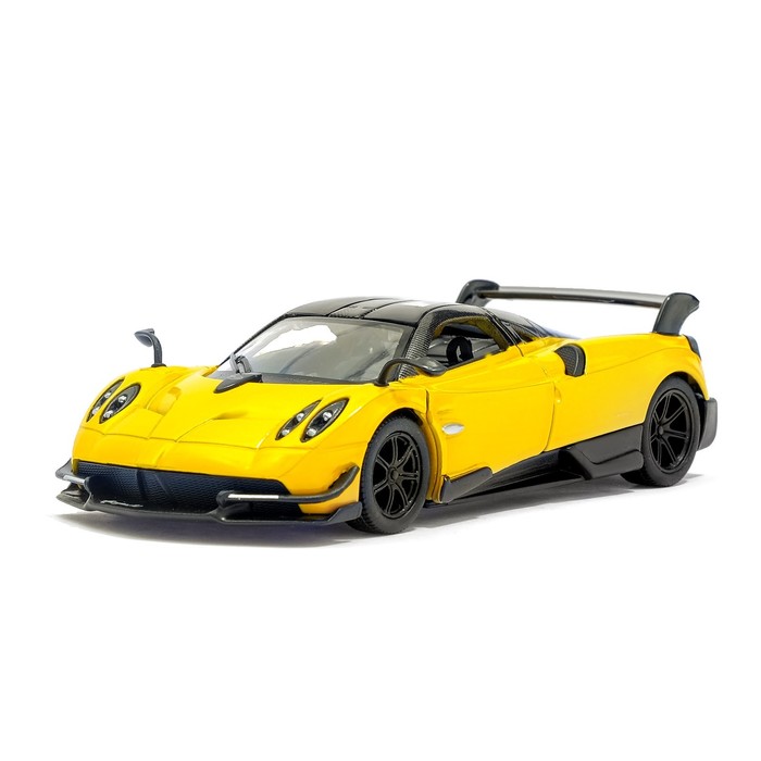 Машина металлическая Pagani Huayra, масштаб 1:38, открываются двери, инерция, МИКС