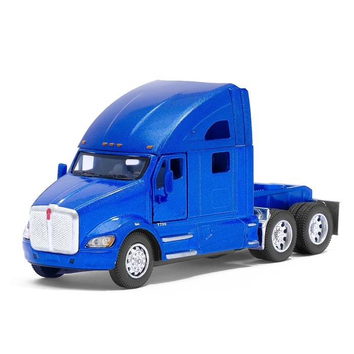 Грузовик металлический Kenworth T700, масштаб 1:68, открываются двери, инерция, МИКС
