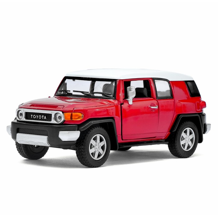 Машина металлическая Toyota FJ Cruiser, масштаб 1:36, открываются двери, инерция, МИКС