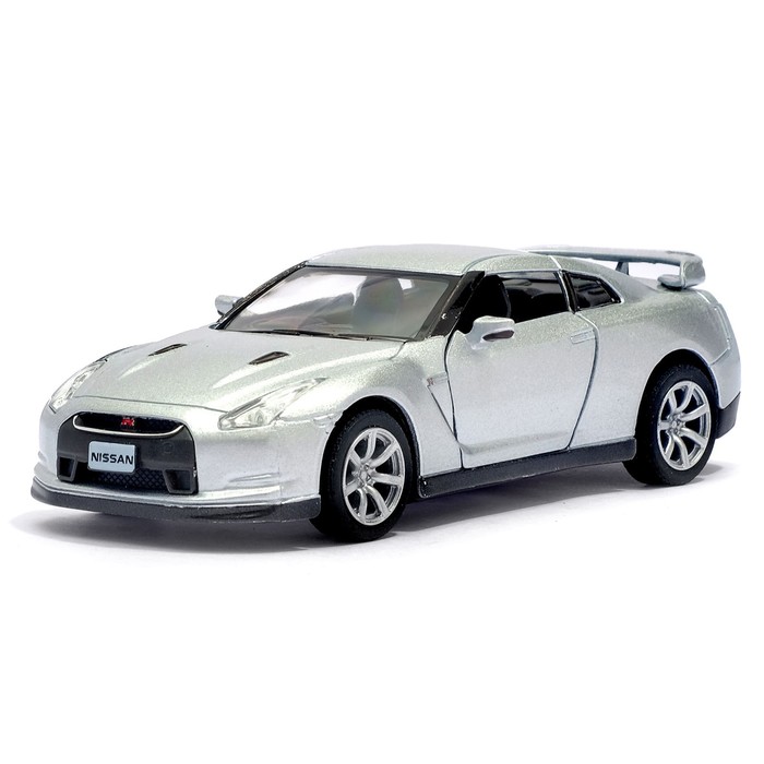 Машина металлическая Nissan GT-R R35, масштаб 1:36, открываются двери, инерция, МИКС
