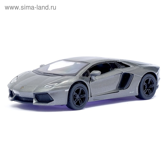 Металлический транспорт  Сима-Ленд Машина металлическая Lamborghini Aventador LP 700-4, 1:38, открываются двери, инерция, цвет серый