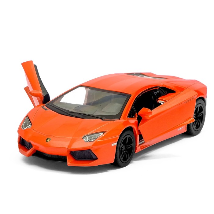 Машина металлическая Lamborghini Aventador LP 700-4, масштаб 1:38, открываются двери, инерция, МИКС