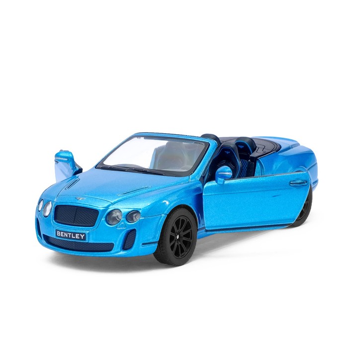 Машина металлическая Bentley Continental Supersports Convertible, масштаб 1:38, открываются двери, инерция, МИКС