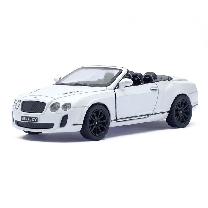 Машина металлическая Bentley Continental Supersports Convertible, масштаб 1:38, открываются двери, инерция, МИКС