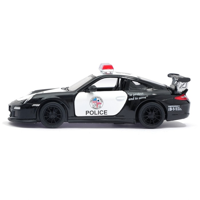 Машина металлическая Porsche 911 GT3 RS (Police), масштаб 1:36, открываются двери, инерция, МИКС
