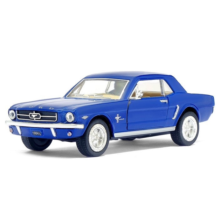 Машина металлическая Ford Mustang, масштаб 1:36, открываются двери, инерция, МИКС