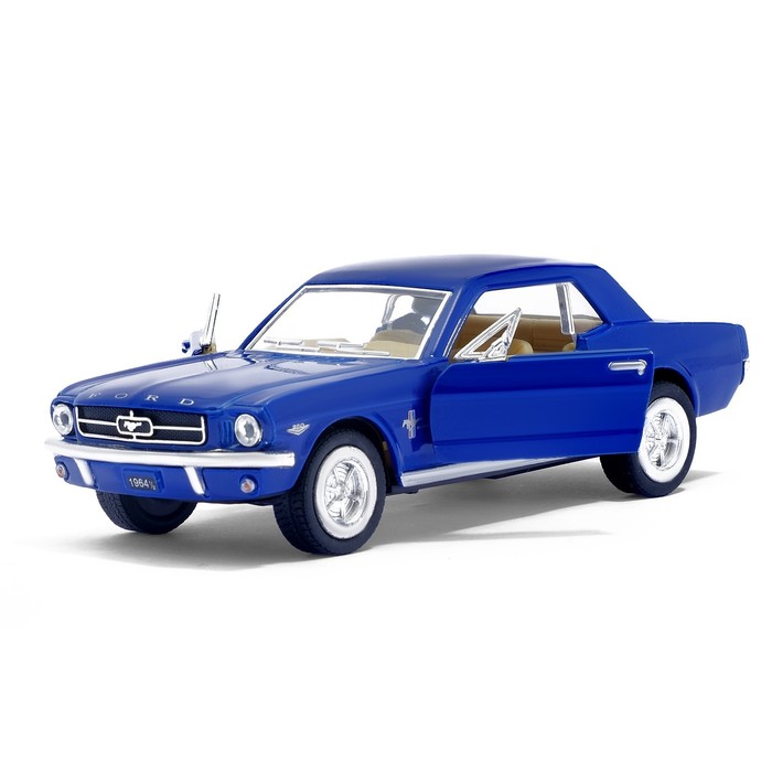 Машина металлическая Ford Mustang, масштаб 1:36, открываются двери, инерция, МИКС