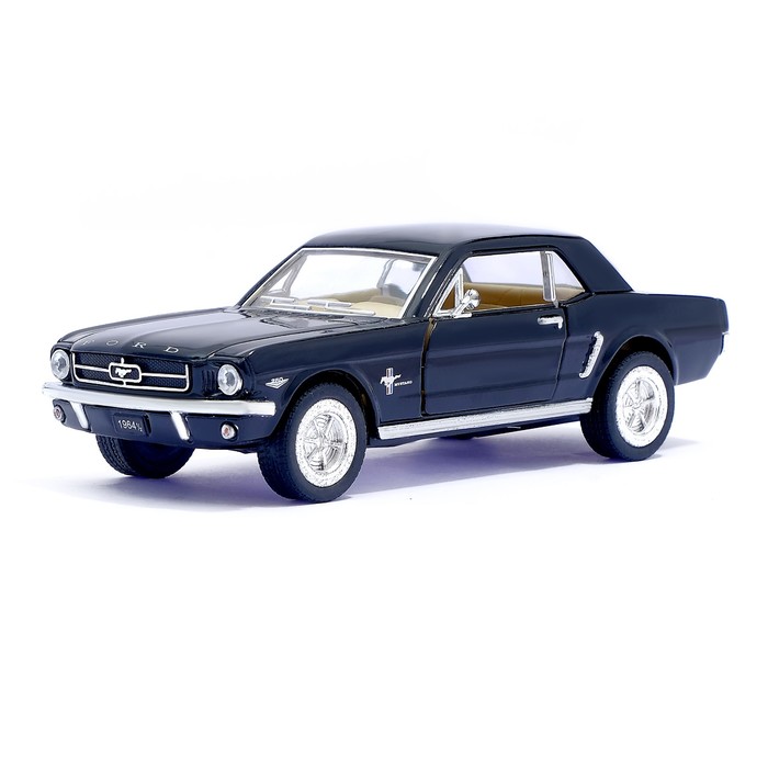 Машина металлическая Ford Mustang, масштаб 1:36, открываются двери, инерция, МИКС