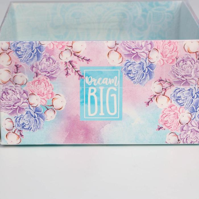 Коробка для кондитерских изделий с PVC крышкой «Большие мечты», 12 х 6 х 11,5 см