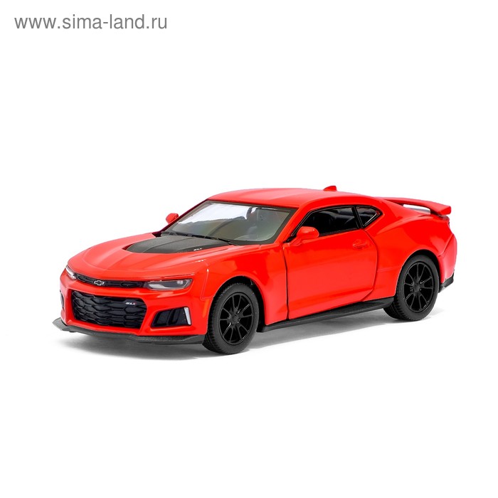 Металлический транспорт  Сима-Ленд Машина металлическая Chevrolet Camaro ZL1, 1:38, открываются двери, инерция, цвет красный