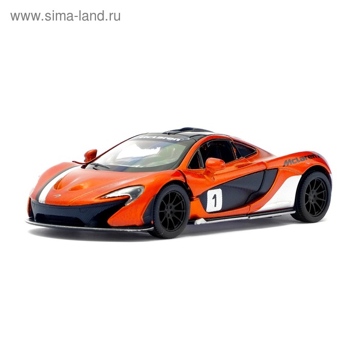 

Машина металлическая McLaren P1, 1:36, открываются двери, инерция, цвет оранжевый