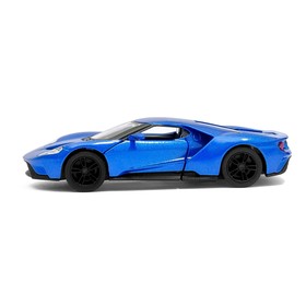 

Машина металлическая Ford GT, 1:38, открываются двери, инерция, цвет синий