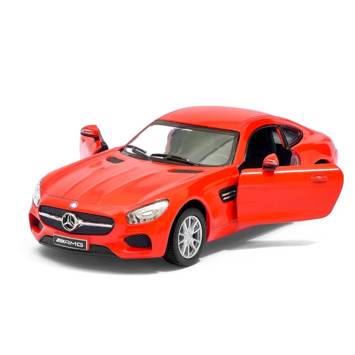 Машина металлическая Mercedes-AMG GT, масштаб 1:36, открываются двери, инерция, МИКС