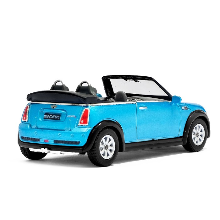 Машина металлическая Mini Cooper S Convertible, масштаб 1:28, открываются двери, инерция, МИКС