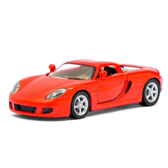Машина металлическая Porsche Carrera GT, масштаб 1:36, открываются двери, инерция, МИКС