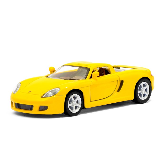 Машина металлическая Porsche Carrera GT, масштаб 1:36, открываются двери, инерция, МИКС