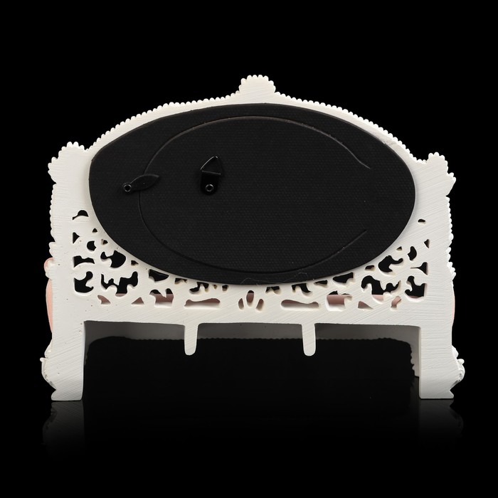 Фоторамка полистоун 9х13 см "Диванчик с розами" 17,5х22х5,2 см