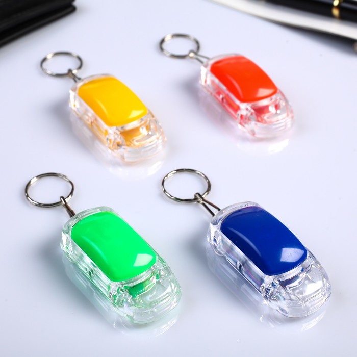 Брелок световой "Машина", цвета МИКС