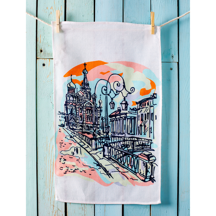 Полотенце кухонное "City" 35х61 см