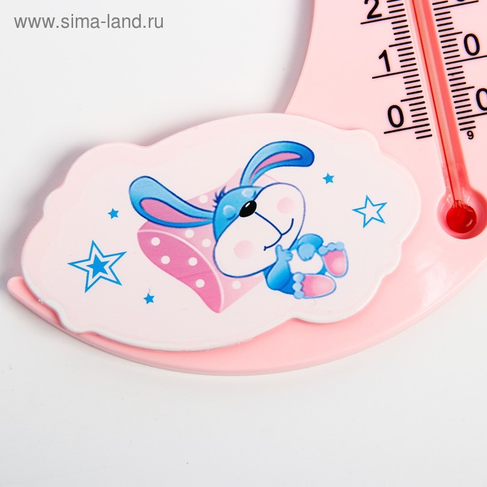 Термометр универсальный детский, цвет розовый, рисунок МИКС