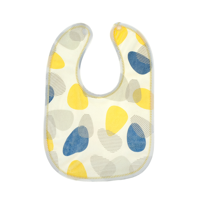 Нагрудник на непромокаемой основе, цвета МИКС