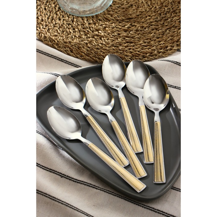 Набор ложек столовых 20,3 см "Перту", 6 шт