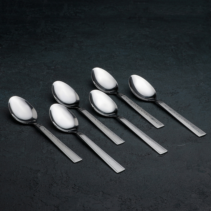 Набор ложек столовых 20,2 см "Нуа", 6 шт