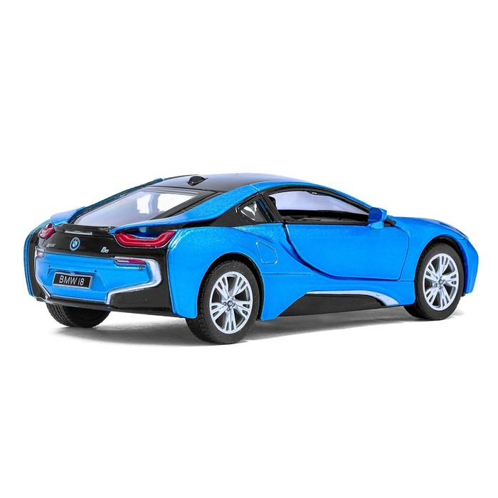 Машина металлическая BMW i8, масштаб 1:36, открываются двери, инерция, МИКС