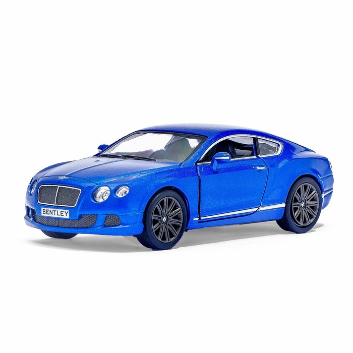 Машина металлическая Bentley Continental GT Speed, масштаб 1:38, открываются двери, инерция, МИКС