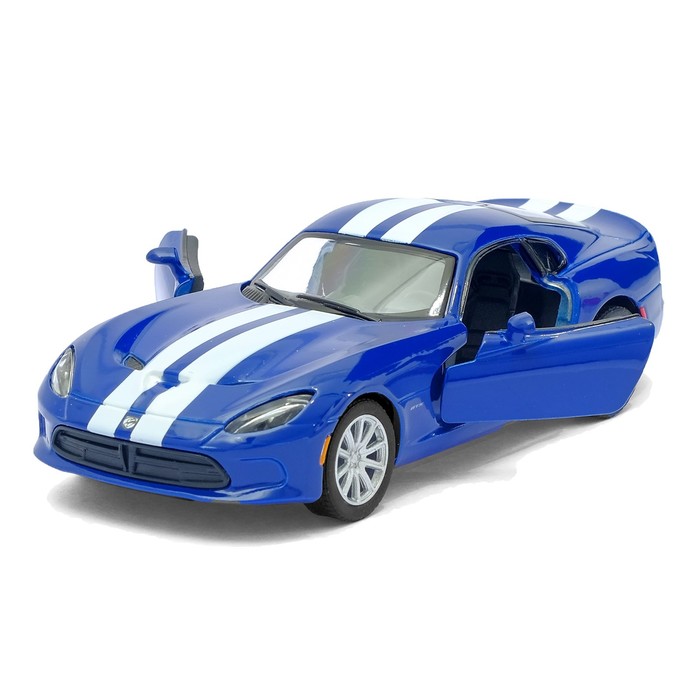 Машина металлическая SRT Viper GTS, масштаб 1:36, открываются двери, инерция, МИКС