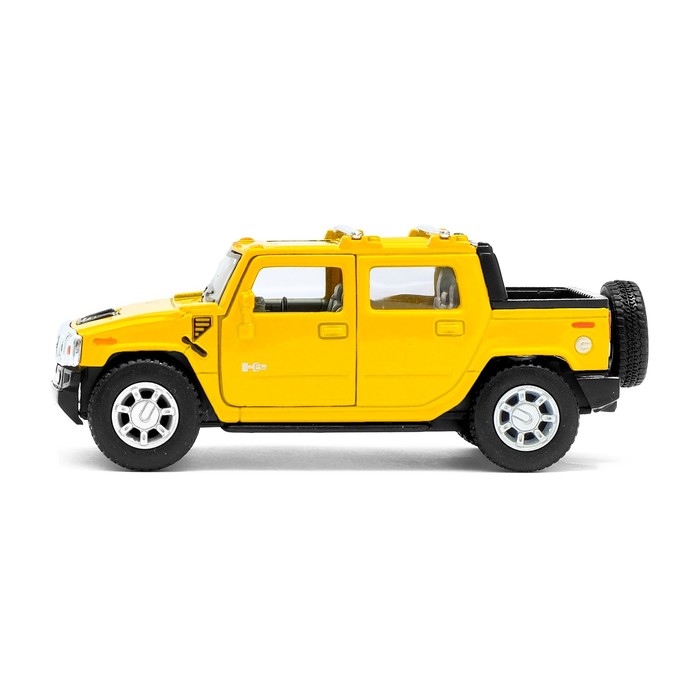 Машина металлическая Hummer H2 SUT, масштаб 1:40, открываются двери, инерция, МИКС