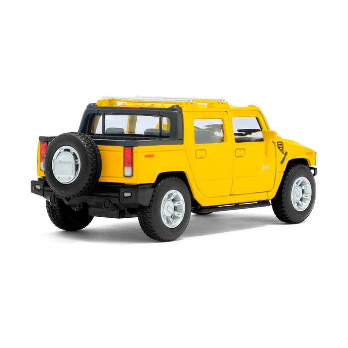 Машина металлическая Hummer H2 SUT, масштаб 1:40, открываются двери, инерция, МИКС