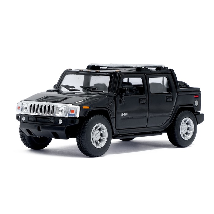 Машина металлическая Hummer H2 SUT, масштаб 1:40, открываются двери, инерция, МИКС