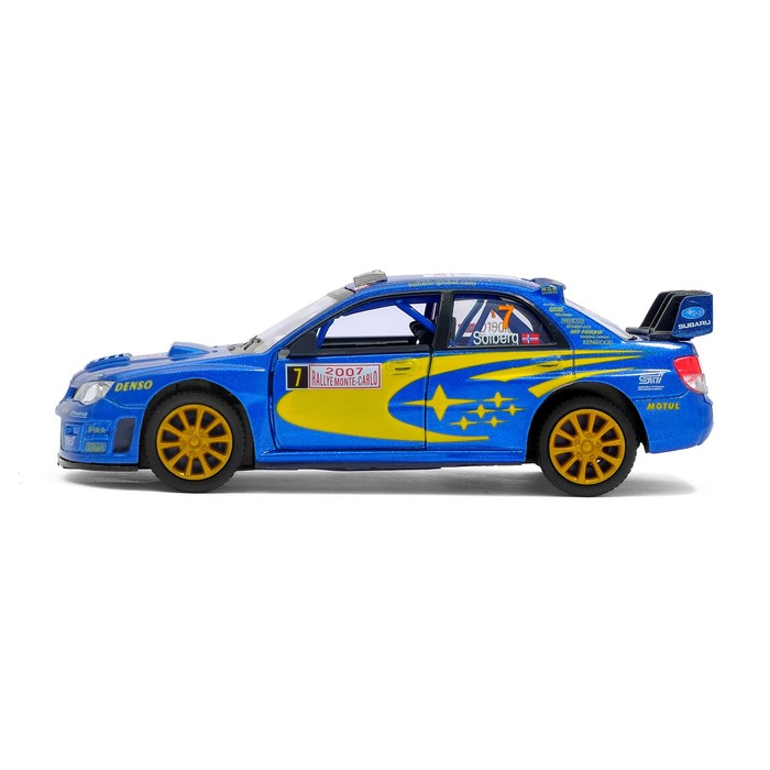 Машина металлическая Subaru Impreza WRC, масштаб 1:36, открываются двери, инерция, МИКС