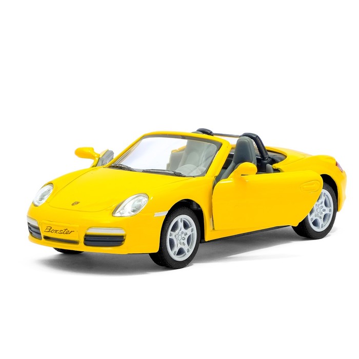 Машина металлическая Porsche Boxster S, масштаб 1:34, открываются двери, инерция, МИКС