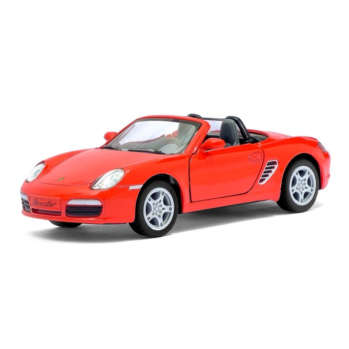 Машина металлическая Porsche Boxster S, масштаб 1:34, открываются двери, инерция, МИКС