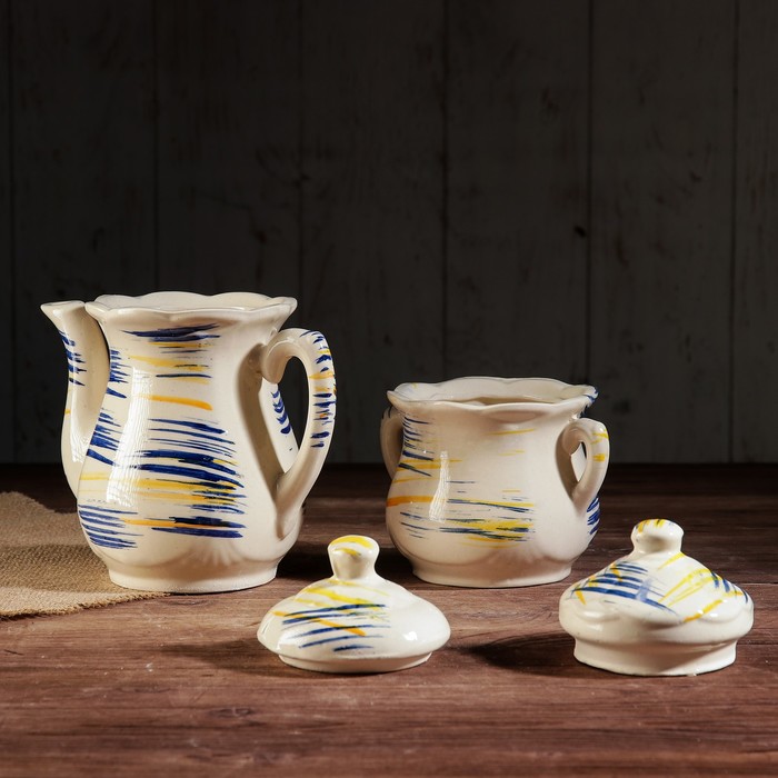 Чайная пара "Ажур" деколь