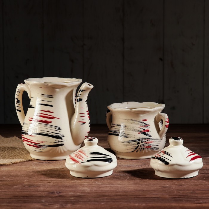 Чайная пара "Ажур" деколь