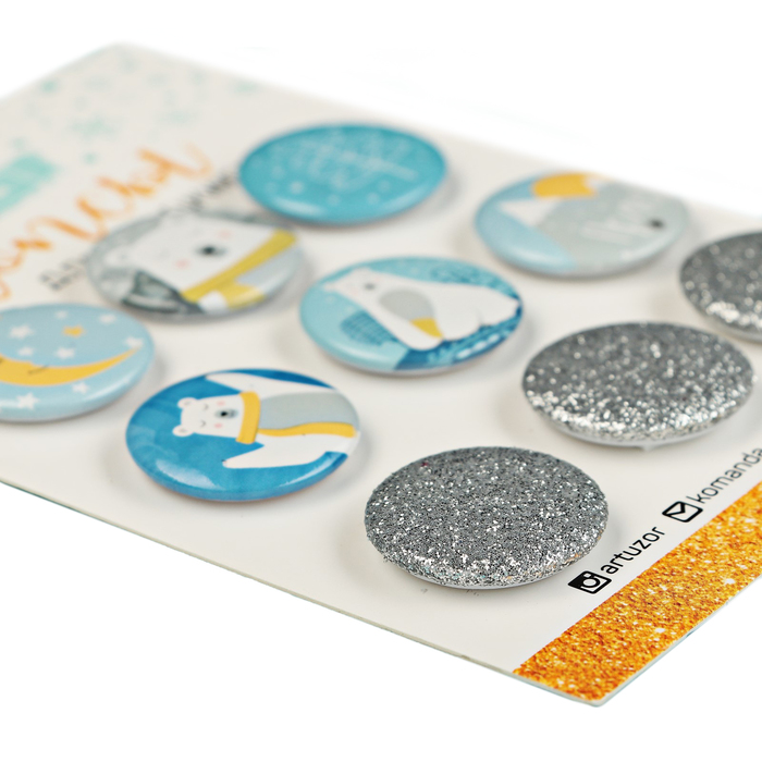 Топсы для скрапбукинга в наборе «Мои зимние сны», 9,5 × 14 см